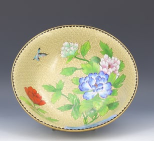 CHINESE CLOISONNE BOWL