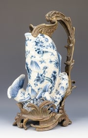 VINTAGE CHINESE FISH LAMP BASE