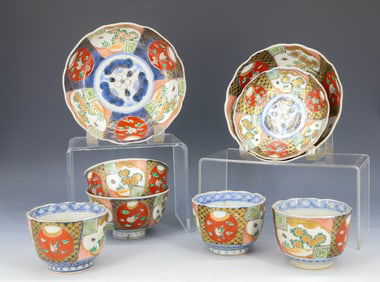 ANTIQUE IMARI PORCELAIN LOT