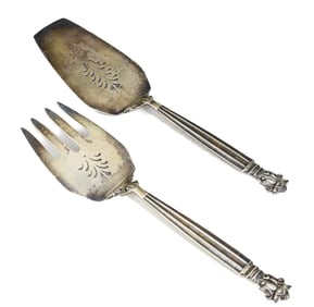 830 SILVER GEORG JENSEN SERVING PIECES