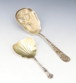 STERLING SILVER STIEFF SERVING SPOON