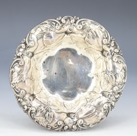 STERLING SILVER ART NOUVEAU BOWL