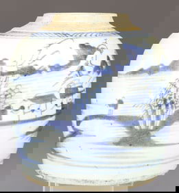 EARLY CANTON EXPORT GINGER JAR