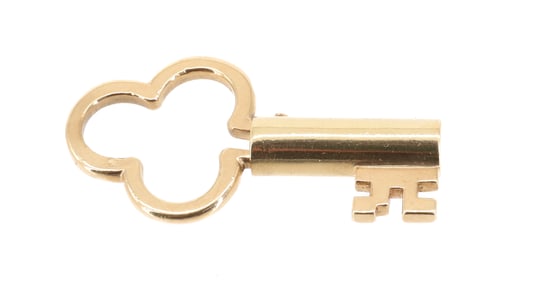 14K TIFFANY & CO KEY