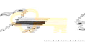 14K TIFFANY & CO KEY: 14K YELLOW GOLD KEY FOR KEYCHAIN OR PENDANT TOTAL WEIGHT 4.95 DWT 1 1/2" X 3/4" PLEASE READ CAREFULLY - Terms for Purchasing and Shipping of Auction Items. Please read carefully before bidding. Hartze