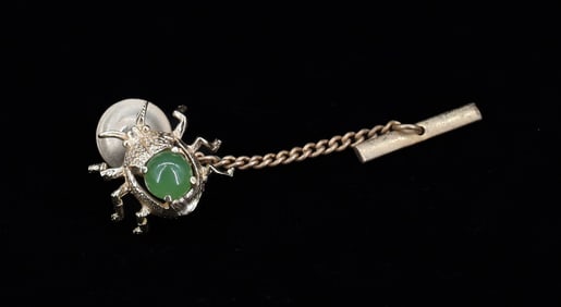 14K BEETLE TIE TACK