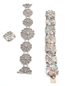 (2) STERLING SILVER BRACELETS