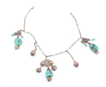 CHINESE SILVER NECKLACE