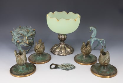 (8) CARL SORENSEN CANDLE HOLDERS LOT