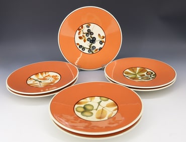 (8) ROYAL COPENHAGEN DESSERT PLATES