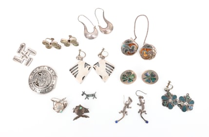 VINTAGE STERLING SILVER MEXICAN JEWELRY