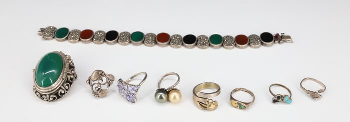 STERLING SILVER JEWELRY GROUP