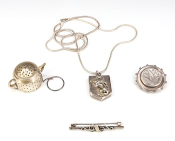 STERLING SILVER AND SILVER JEWELRY
