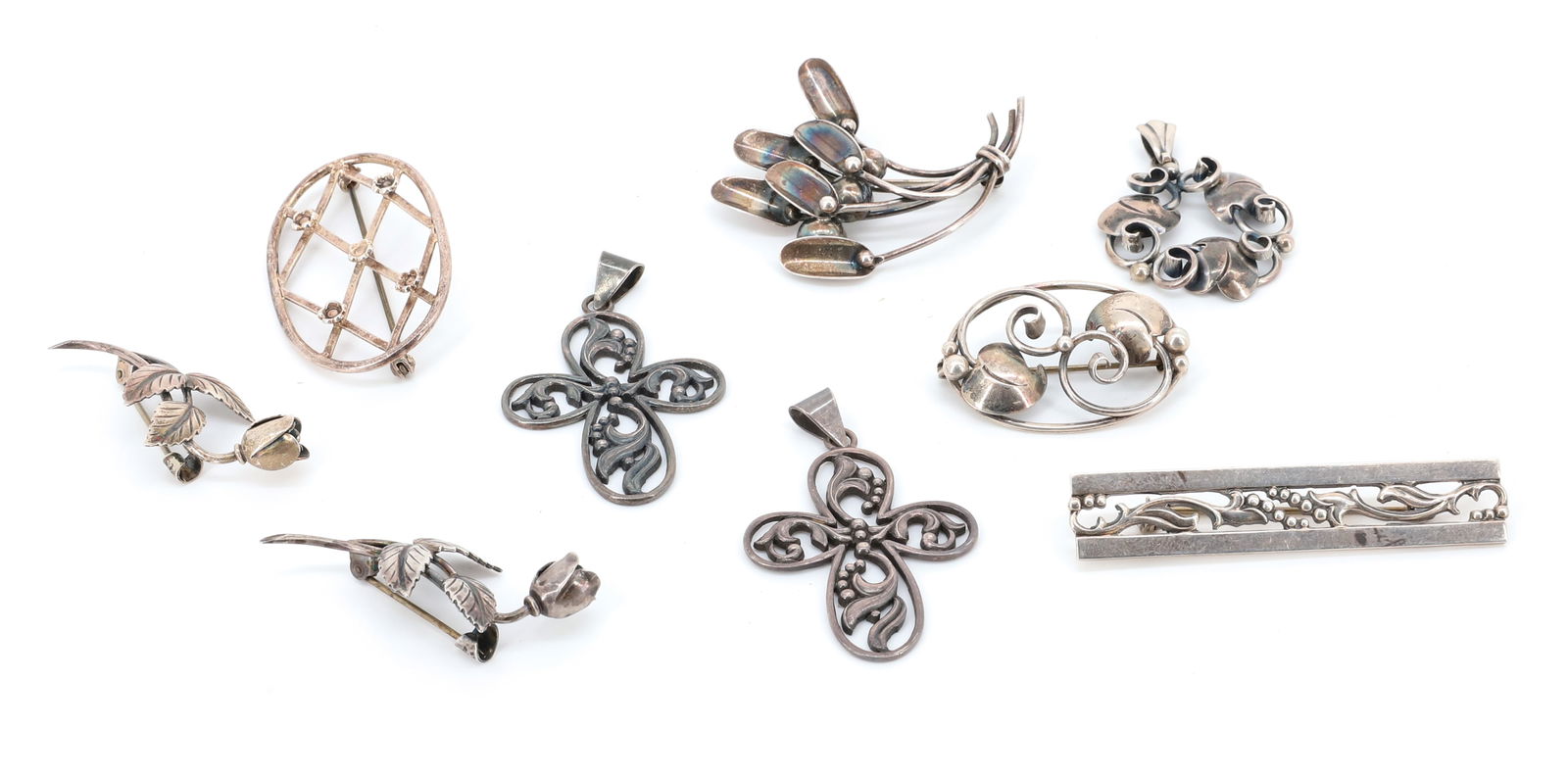 STERLING SILVER DENMARK JEWELRY (1 of 6)