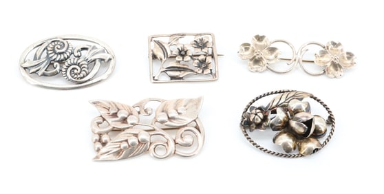 VINTAGE HAND MADE STERLING SILVER JEWELRY LOT