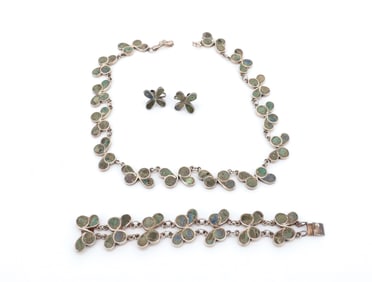 STERLING SILVER TAXCO JEWELRY SET