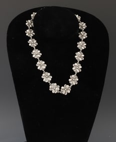 MEKA, STERLING SILVER DENMARK NECKLACE