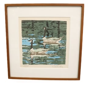 NEIL WELLIVER 1929-2005 CANADA GEESE