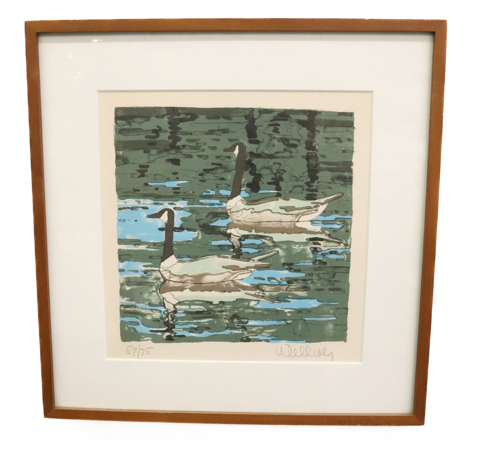 NEIL WELLIVER 1929-2005  CANADA GEESE (1 of 4)