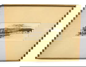 CADWALLADER L. WASHBURN ENGRAVING: "TWIN PONDS" (MAINE) 23/25 VIEW SIGHT 4 3/8" X Z 9 1/2" OVERALL 13 1/2 X 18" PLEASE READ CAREFULLY - Terms for Purchasing and Shipping of Auction Items. Please read carefully before bidding. Hartzell�