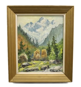 ALBIN SOBOTA PODHAJSKY OIL ON CANVAS