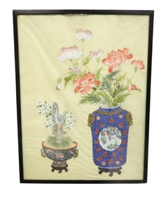 CHINESE PAINTING ON SILK