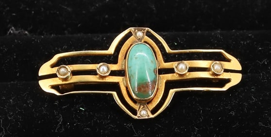 14K ANTIQUE BROOCH