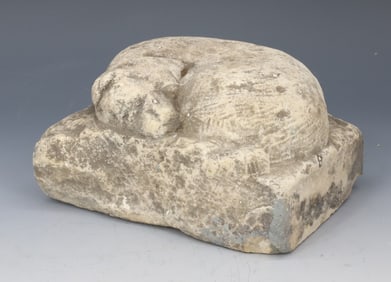 CARVED MARBLE DOORSTOP