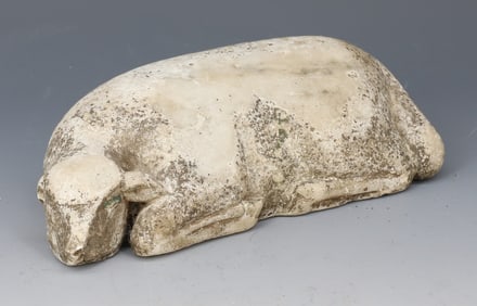 CARVED MARBLE DOORSTOP