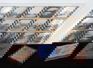 COLLECTION OF (75+) ANTIQUE GLASS SLIDES