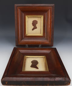 ANTIQUE PAIR OF SILHOUETTES