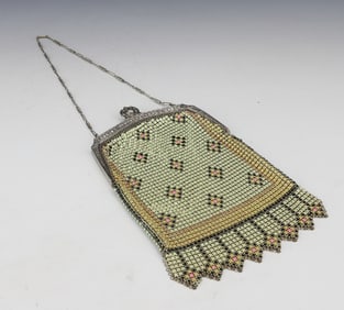 ART DECO MESH PURSE