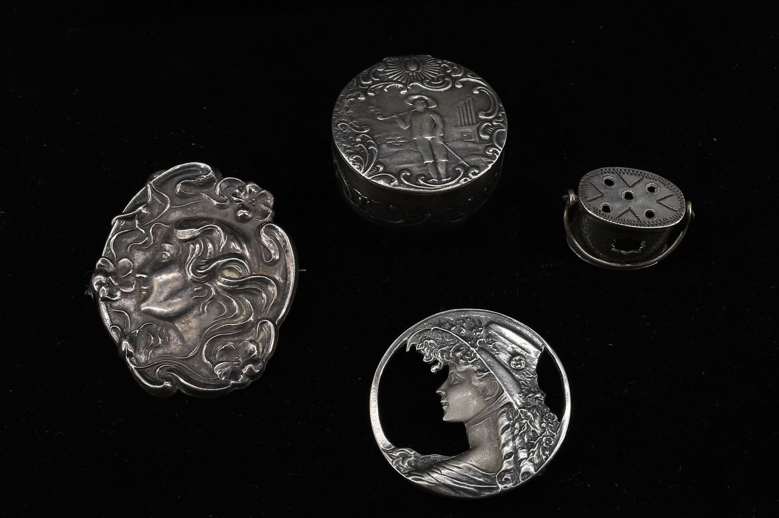 (4) STERLING SILVER JEWELRY LOT (1 of 3)