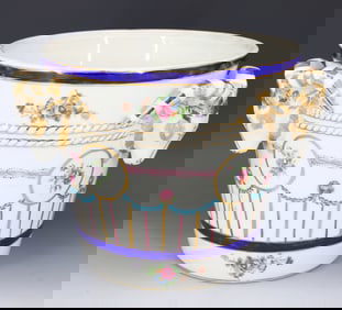 DRESDEN STYLE HAND PAINTED JARDENIER