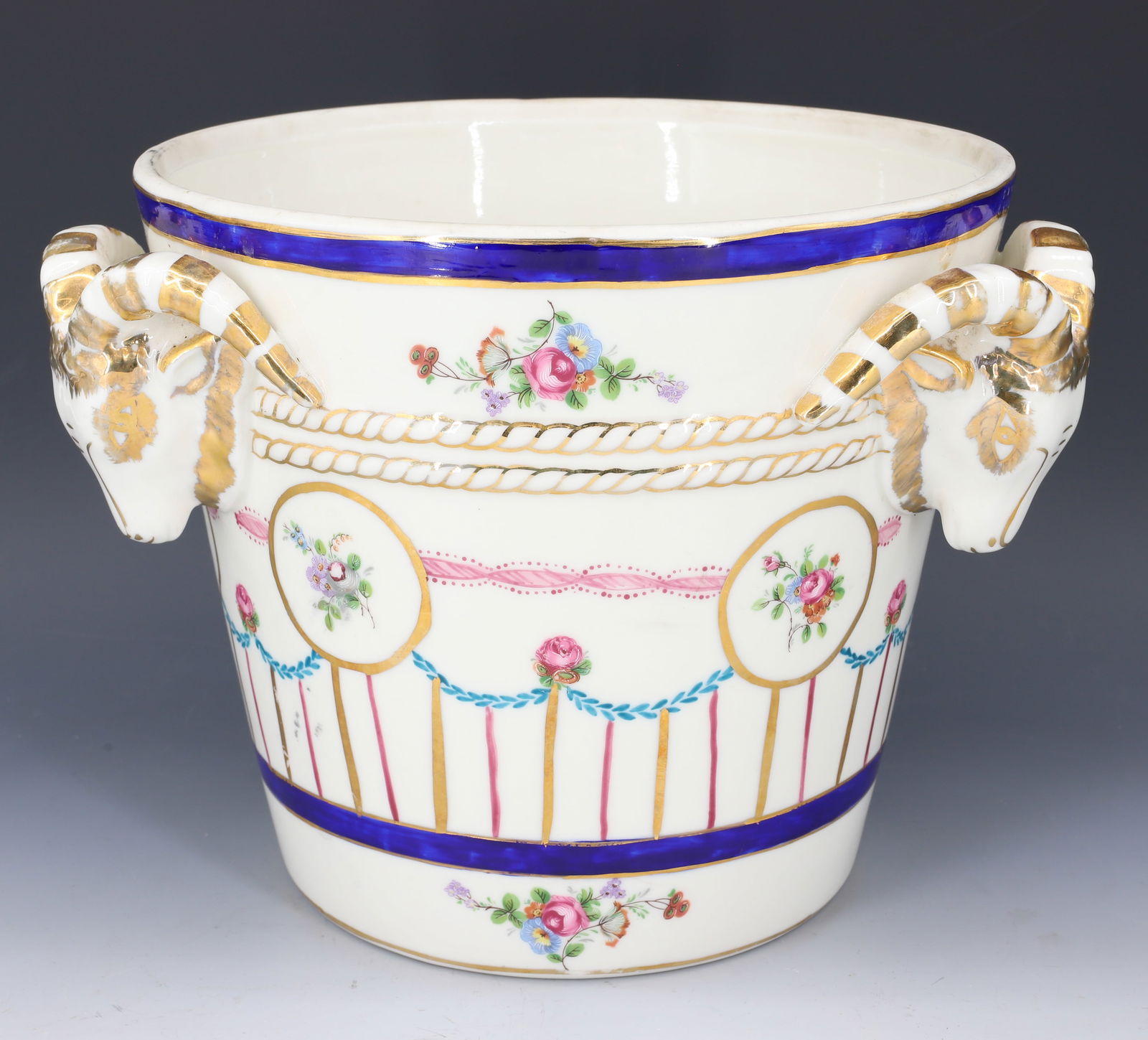 DRESDEN STYLE HAND PAINTED JARDENIER (1 of 5)