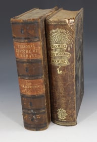 (2) BOOKS THE FARMERS & MECHANICS MANUAL AND PERSONAL HISTORY OF U.S.GRANT