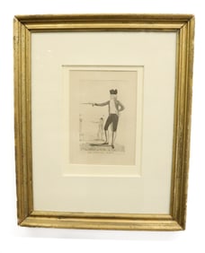 PRINT BY JOHN KAY THE FORTUNATE DUELIST