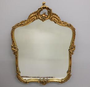 ORNATE GESSO FRAME MIRROR