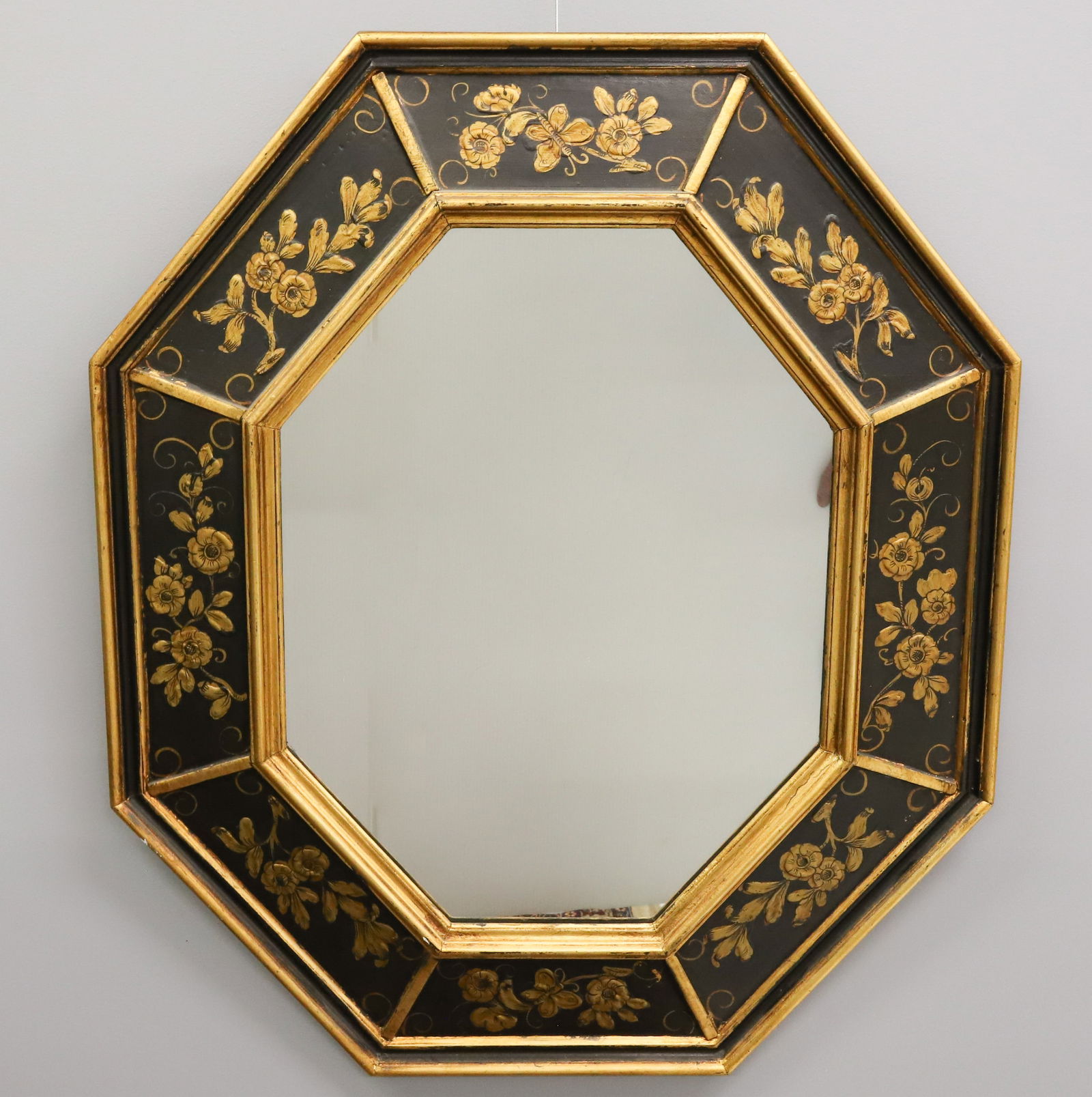OCTAGON WALL MIRROR, MADE BY LABARGE (1 of 5)