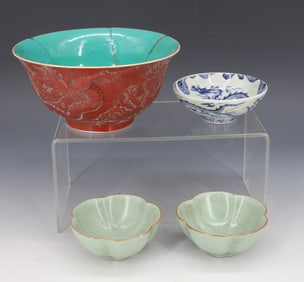 (4) CHINESE PORCELAIN BOWLS