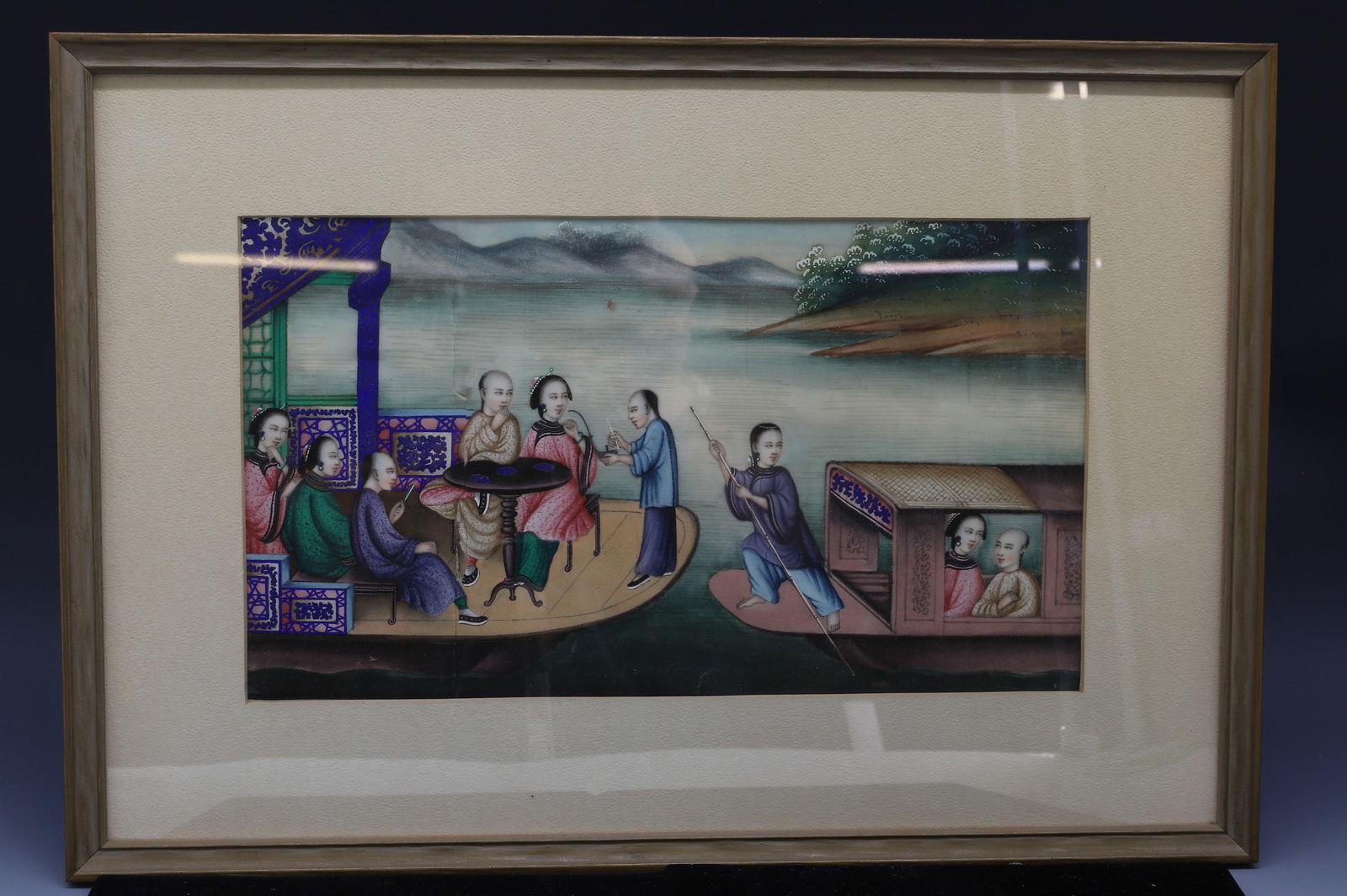 RICE PAPER  WATERCOLOR  FRAMED (1 of 5)