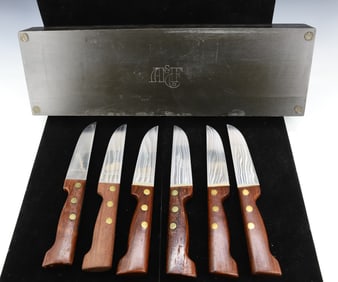 ABERCROMBIE FITCH STEAK KNIFE SET