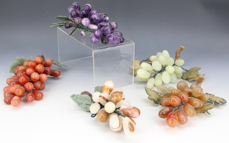 ASIAN HARDSTONE GRAPES,VEGETABLES