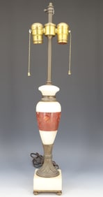 ART DECO MARBLE TABLE LAMP