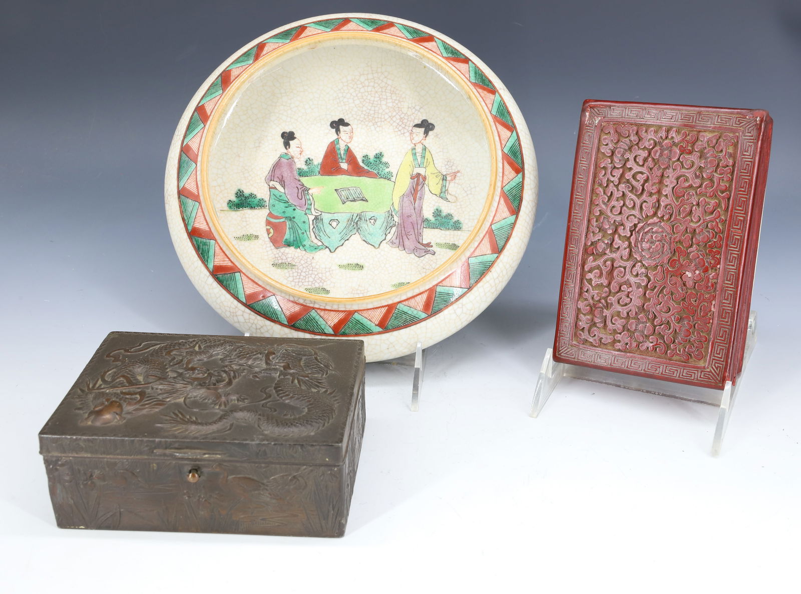 (3) ASIAN BOWL/(2) BOXES (1 of 8)