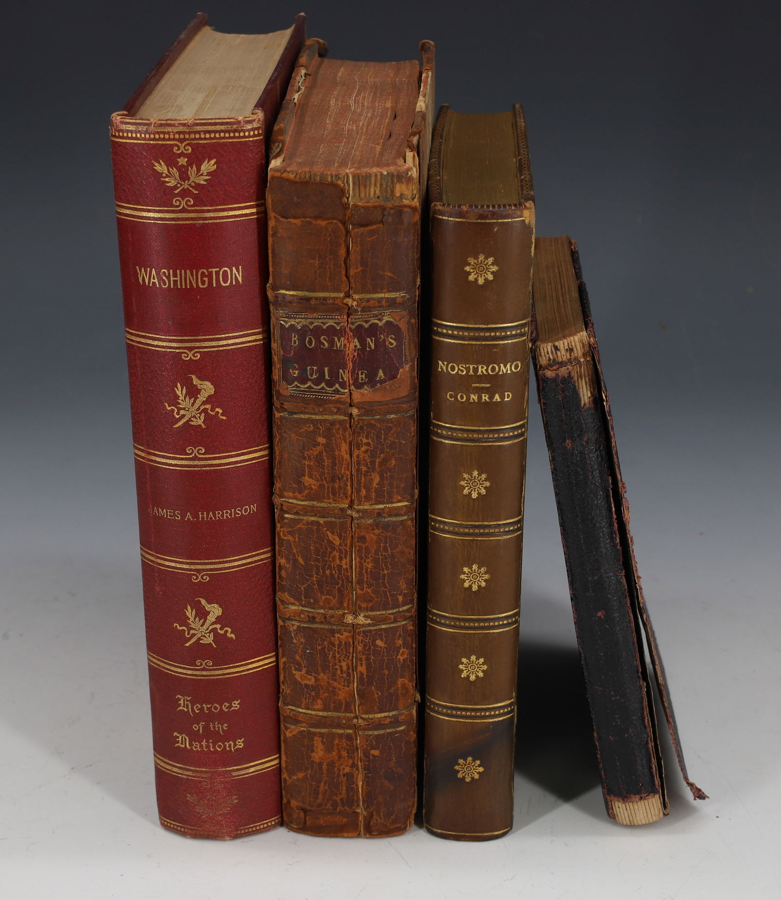 (4) BOOKS  "WASHINGTON,NOSTROMO, BOSMANS GUINEA, IMITATION OF CHRIST (1 of 10)