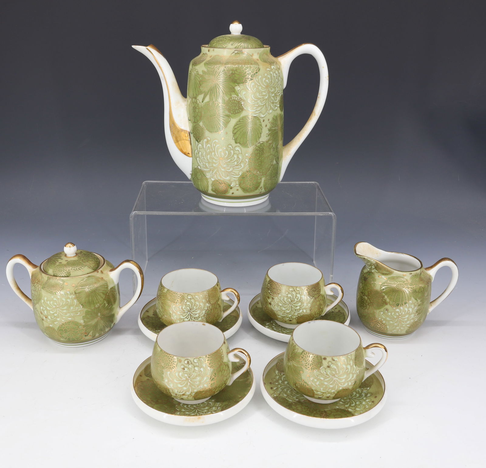 VINTAGE JAPANESE LITHOPHANE TEA SET (1 of 5)