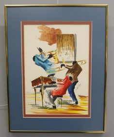 KEN TOUZET JAZZ WATERCOLOR