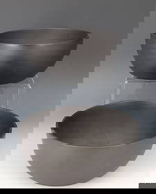 (2) WEDGWOOD BLACK BASALT BOWLS: BOTH MARKED MADE IN ENGLAND, WEDGWOOD 3" X 7 1/4" PLEASE READ CAREFULLY - Terms for Purchasing and Shipping of Auction Items. Please read carefully before bidding. Hartzell’s Auction Gallery. Hartze