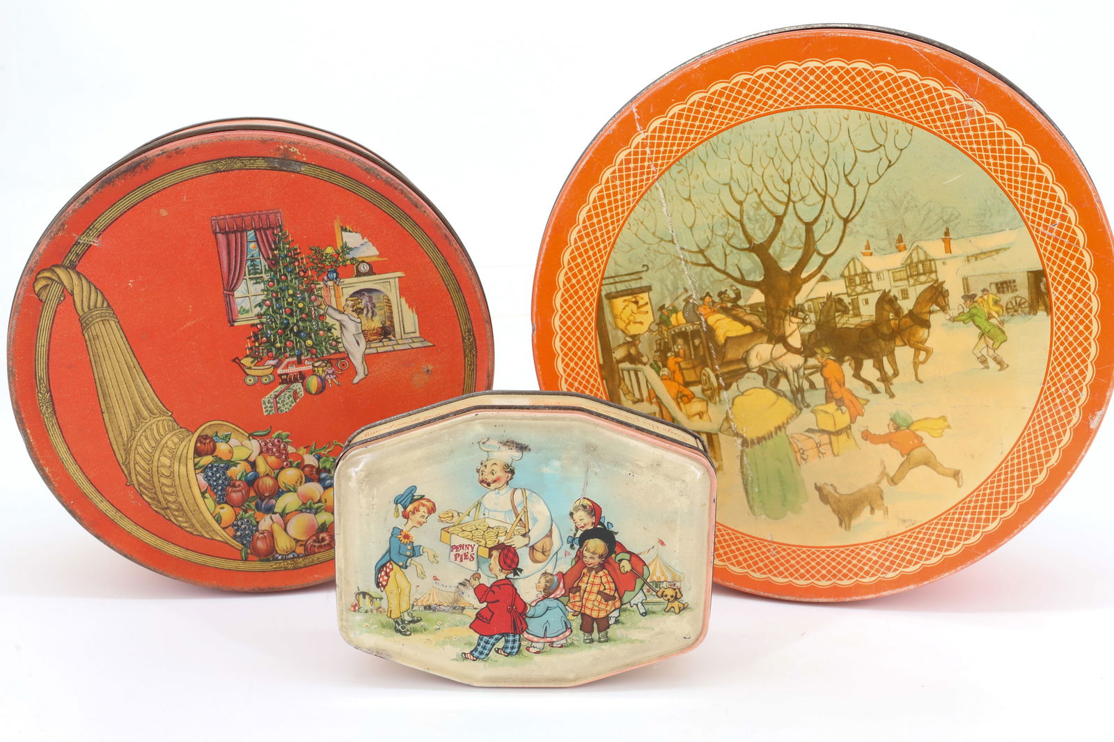 (3) CHRISTMAS HOLIDAY TINS (1 of 7)